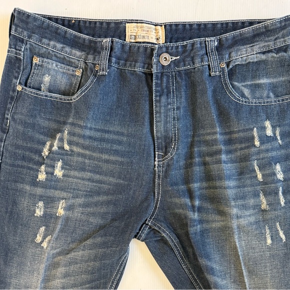 Vintage Y2K Ecko Unltd Mens 714 Straight Fit Jeans 40x32 Grunge Skater Hip Hop - Picture 3 of 10